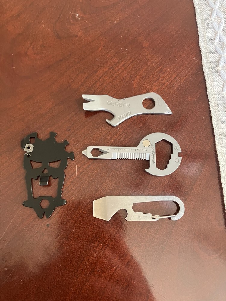 SOG Gerber ScrewPop NiteIze Multi-Tool Lot for Camping Hiking Survival  