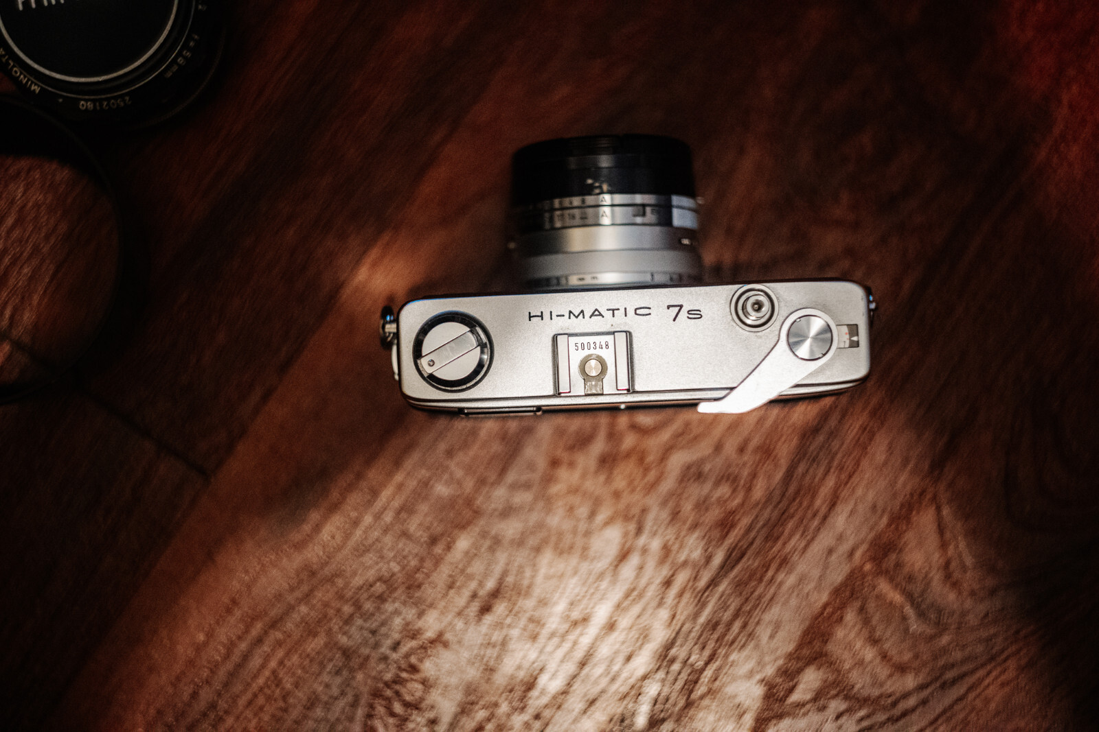 Minolta HIMATIC 7s 35mm Camera f/1.8 45mm Rokkor PF Lens & Lens cover