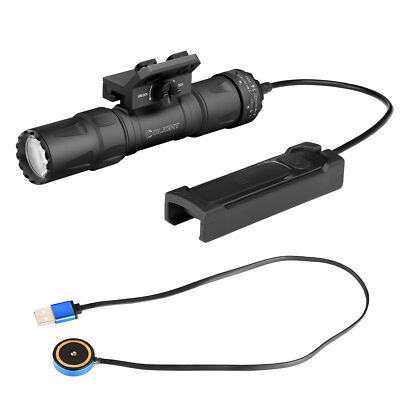 Olight Odin S 1500 Lumen Rechargeable Rail Mount Flashlight (MLOK-Black)