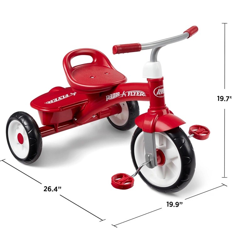 Radio Flyer Red Rider Trike - Model # 421 (2.5-5 Years) Up To 49