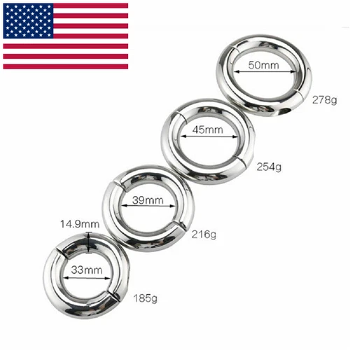 Men Ball Stretcher Weight Man Stainless Steel Ball Stretchering Weight 4 Sizes - Picture 1 of 15