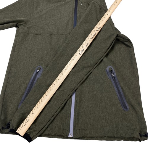 RIP CURL Anti Series Anti Rain/ Wind Jacket Hooded Green Lightweight Mens M - Picture 7 of 13