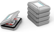 Yottamaster 3.5" Hard Drive 5 Pcs Protective Case HDD Protector Storage Box Gray