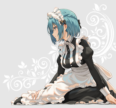 Anime girls digital art artwork 2d portrait pinaxpinakes Play Gaming Mat Desk