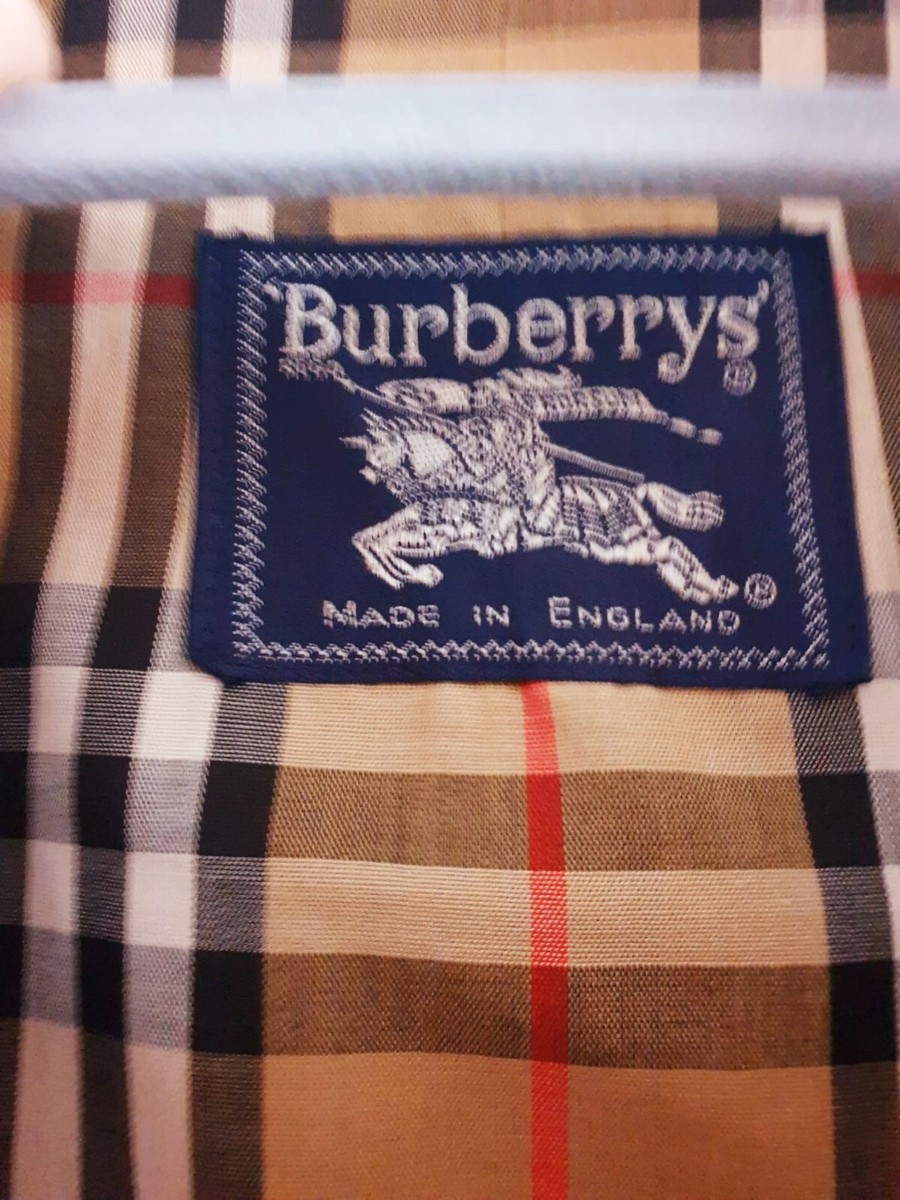 【VINTAGE】 BURBERRYS ENGLAND製 ライナー付き 3dd047f636c158385d6e04bbd2f812