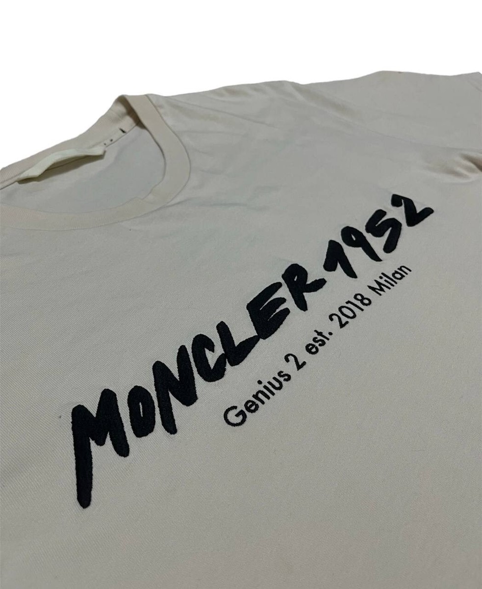 MONCLER GENIUS 1952 ビッグロゴパッチ Tシャツ モンクレール MONCLER T-SHIRT Mens Size S-L TEE GENIUS 1952 UNDEFEATED New