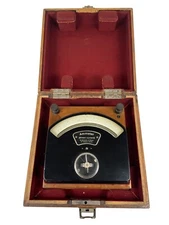 Rare Siemens & Kalsky, Berlin Germany Ammeter and Case - Very nice instrument