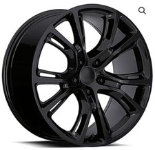17 Gloss Black Jeep Grand Cherokee Srt Oe Replica 9113 Wheels 5x127 34