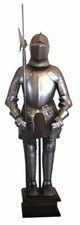 18" Medieval Knight Statue - Suit of Armor - Knight Figurine