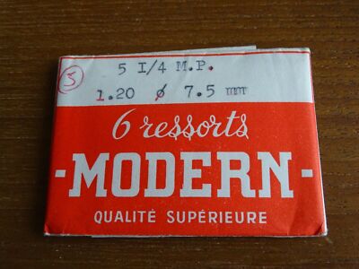 Ressort de barillet mécanique H : 1.40 Ep : 0.06 L : 250