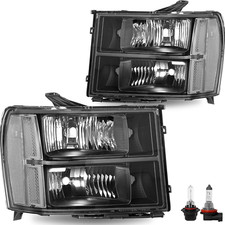 Headlight Assembly for GMC 2007-2013 Sierra 1500/2007-2014 Sierra 2500HD 3500HD