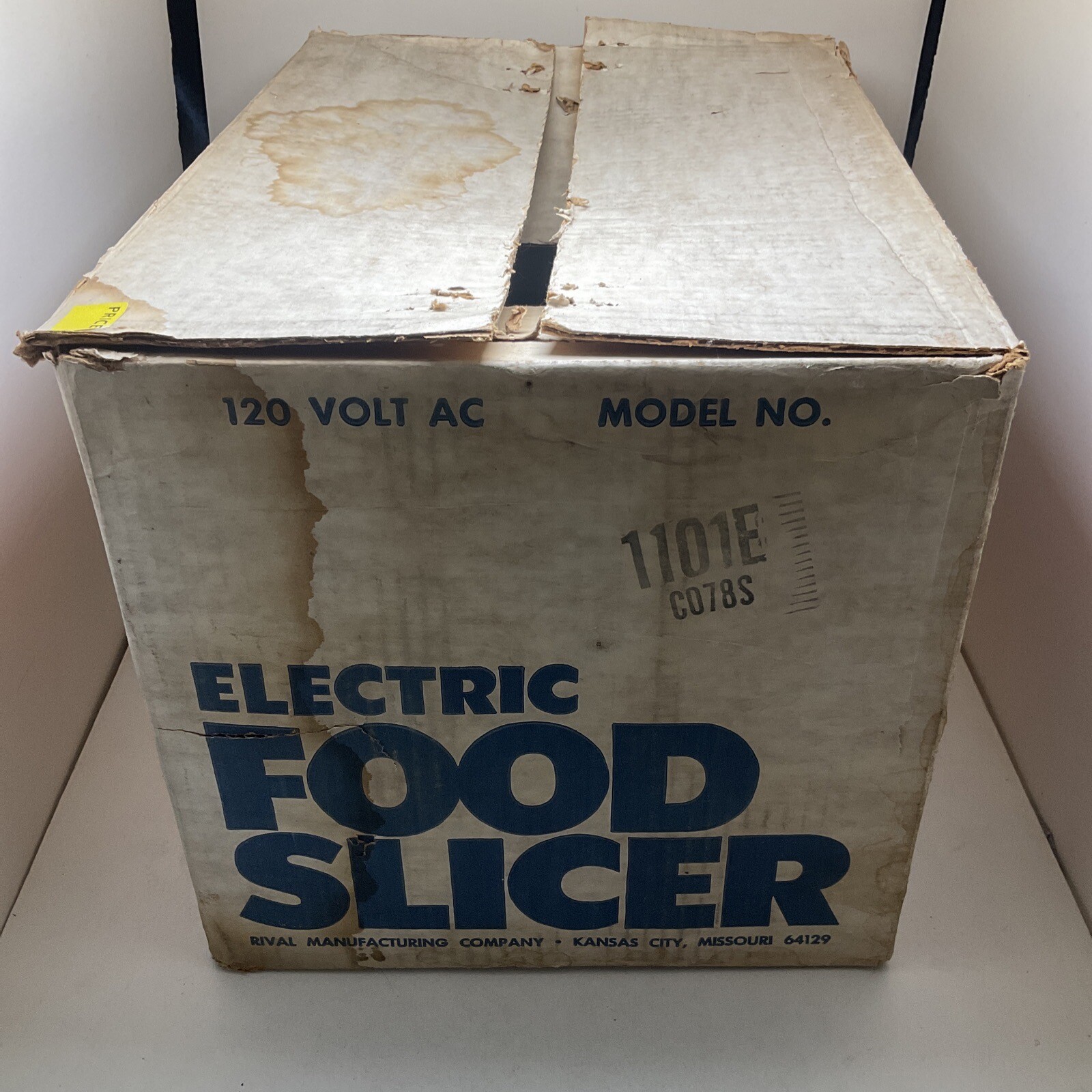 Vintage Rival Electric Food Slicer Model 1101E Shiny CHROME OPEN BOX eBay