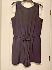 Womens Xersion Romper Black Small NWT