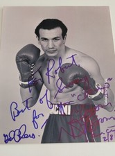 Ray “Boom Boom” Mancini Autographed Boxing 8x10 Signed Photo WBA World Champion