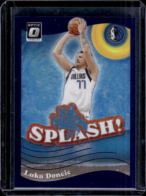 2023-24 Donruss Optic #5 Luka Doncic Splash Purple