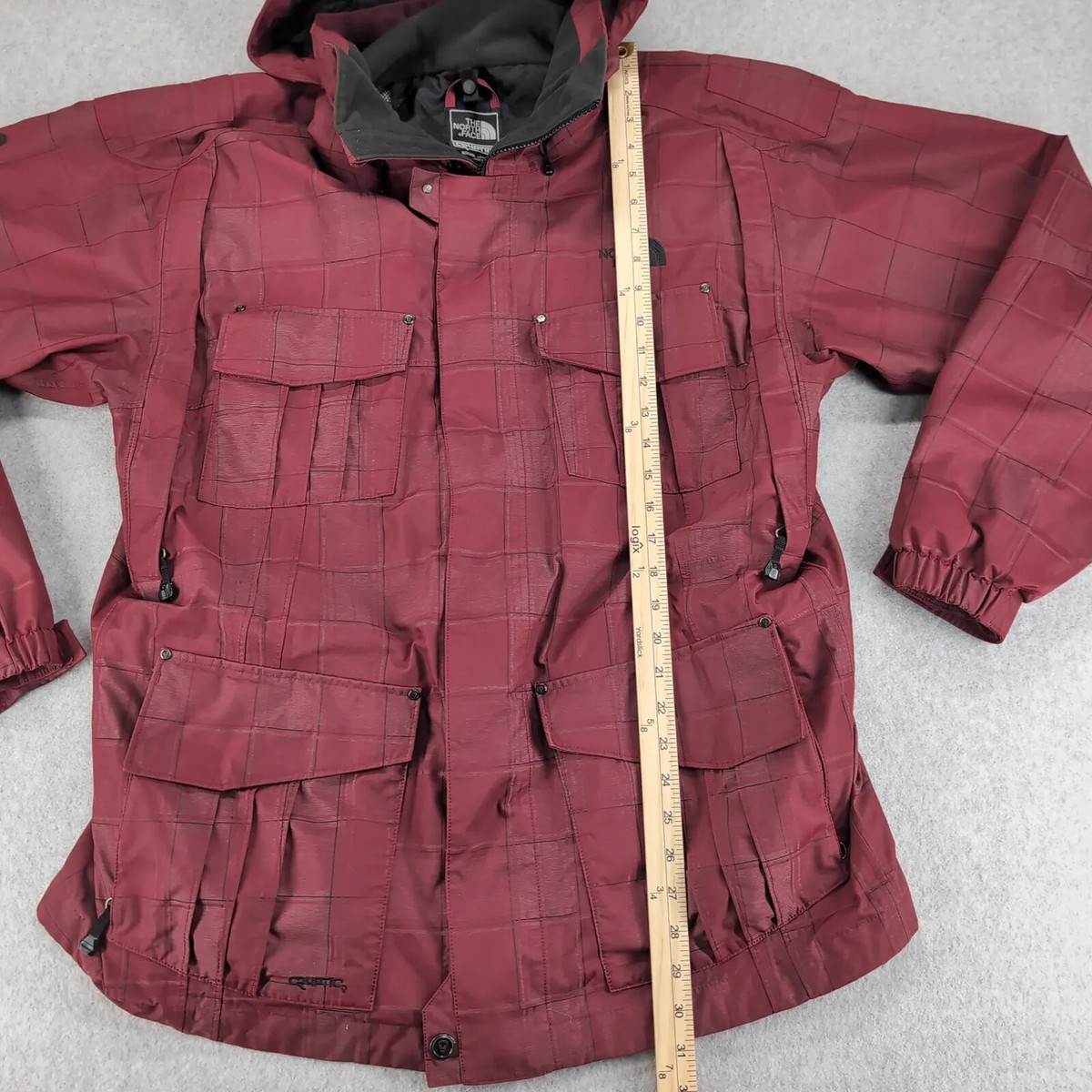 The North Face Jacket Mens Large Red Cryptic Recco Hyvent The North Face Jacket Mens Large Red Cryptic Recco Hyvent