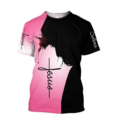 Blessed By God Spoiled By Husband Proteced By Both Jesus 3D Shirt size S-5XL