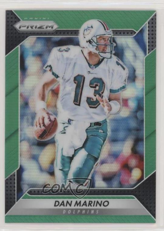 2016 Panini Prizm Green Prizm Dan Marino #135 HOF