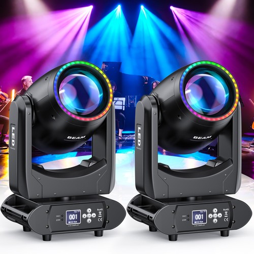 4X 300W LED 18Prism Moving Head Light GOBO Beam Stage DMX Spot Disco DJ Lighting - Picture 10 of 21