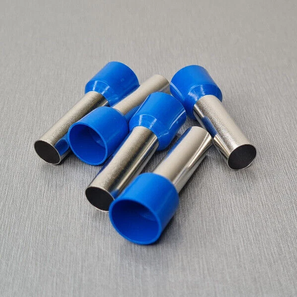 2-200Pcs E35-25 2AWG 35mm² Blue Insulated Ferrule Bootlace Terminal Crimp - image 3 of 4