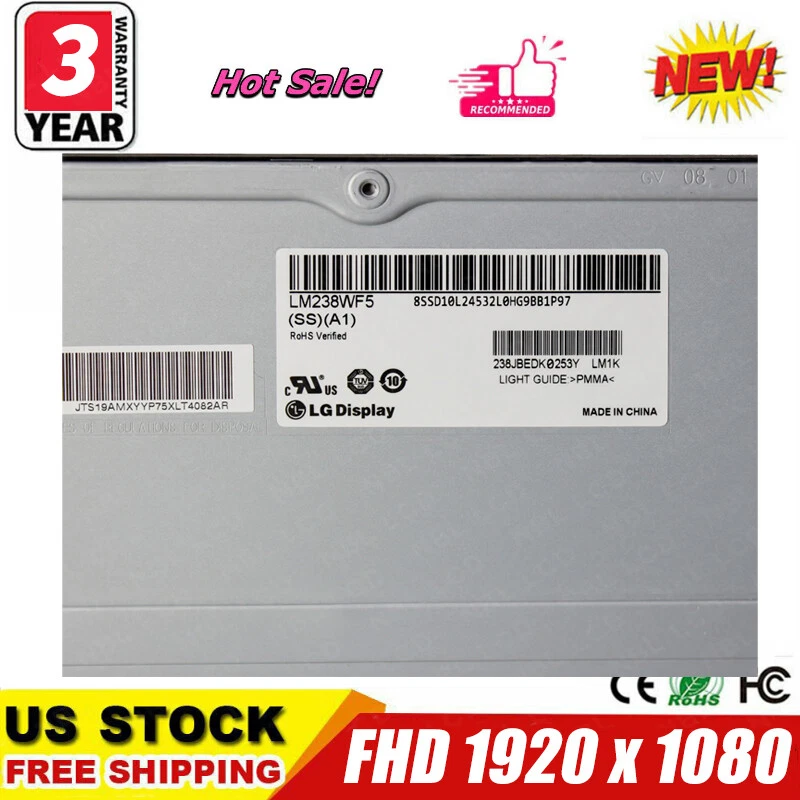 LM238WF5 SS A2 23.8" FHD HP LCD LED Pantalla Táctil Pantalla LM238WF5-SSA2 1080P Foto 2 de 4