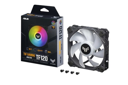 TUF Gaming TF120 ARGB-Gehäuselüfter - Single Pack (1 Stück, PWM Steuerung) - Bild 12 von 12