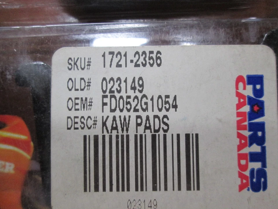 PASTILLAS FRENO GALFER - DELANTERAS / KAWASAKI KZ1000 A+J + POLICÍA KZ1000P Foto 3 de 3