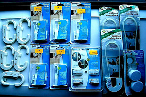 Child Safety Lock Set Lot-Safety 1st Devices Sold by Toys R Us-Plus More-Sealed