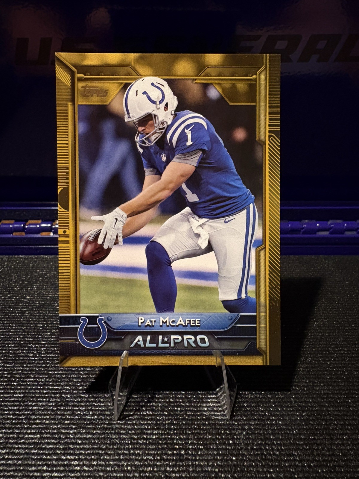 Topps Football 2015 All Pro Pat McAfee #282 Gold SP/2015 Colts