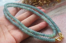 Video Certified Green A JADE Jadeite Beads Circle Necklace 24 inches    715991