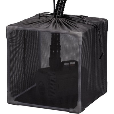 Pond Filter, Anti-Clogging Cube Outdoor Mesh Water Pump Barrier Bag Box Baske...