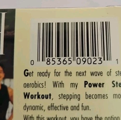 Kathy Smith Power Steps Workout VHS SEALED BodyVision VTG  - Image 4 of 4