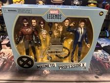 Hasbro Marvel Legends Series - Magneto and Professor X Action Figures READ
