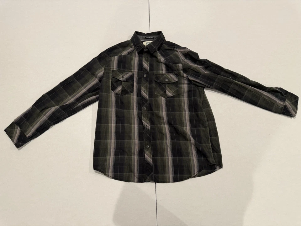 Urban Pipeline Men's  Large Long Sleeve Button Down Shirt Easy Care Fabric - Image 2 of 4