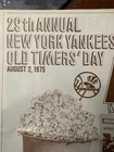 Vintage New York Yankees Old Timers Day Program 1975 Mantle, DiMaggio, Rizzuto — photo 2