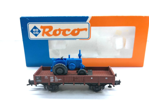 Roco H0 Niederbordwagen mit Ladung 313 8 257-4 - DB - in EVP # 13346 | Condition: Gebraucht