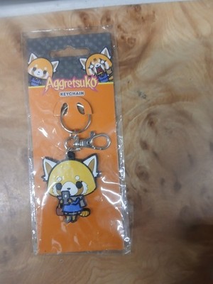 Anime Rubber Keychain - Sanrio Aggretsuko  NEW