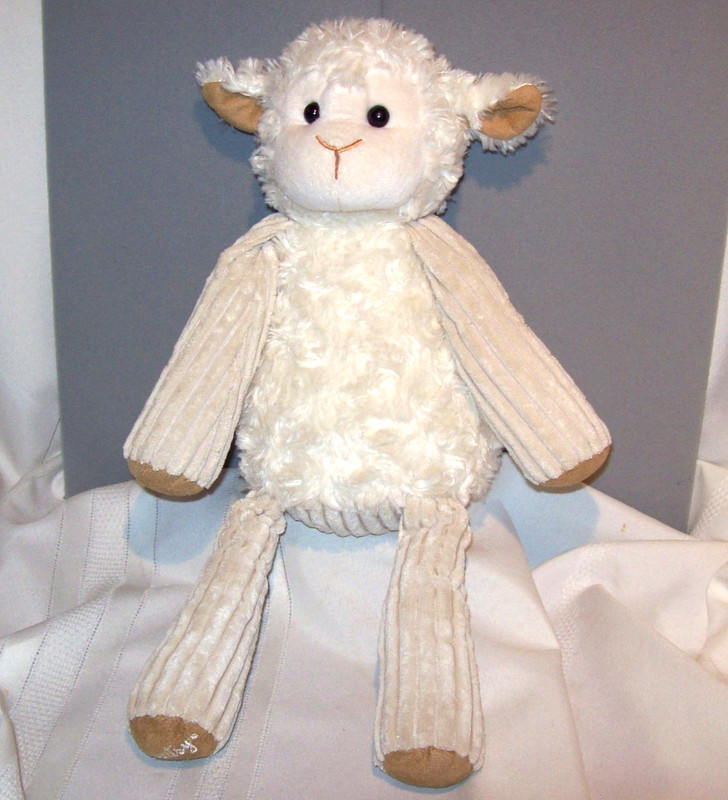 Scentsy Buddy LAMB Light Brown Legs and Arms Plush 16" Stuffed Animal Toy Soft