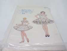 AUTHENIC PATTERNS WESTERN SQUARE DANCING LADIES DRESS PATTERN 321 SIZE 12 14 16