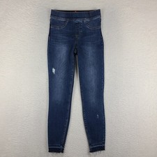 SPANX Pull On Jeans Womens XS Blue Skinny Jeg...