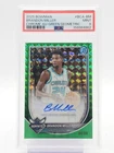 BRANDON MILLER 2025-26 BOWMAN CHROME GREEN GEOMETRIC AUTO /99 PSA 9 Q2596