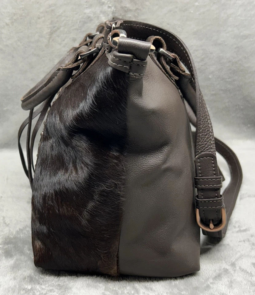 Cartera grande convertible American West Cow Town con cremallera | Vendedor de EE. UU. Foto 3 de 4