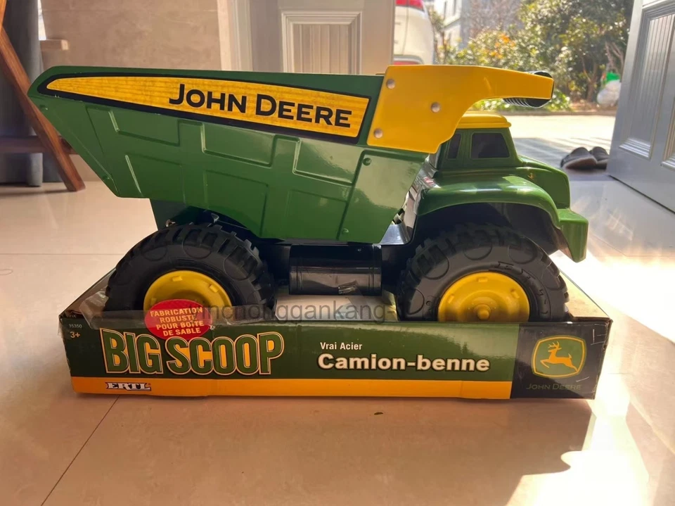 Camión de volteo de hojalata ERTL John Deere modelo vintage agotado 1:32 Foto 4 de 4