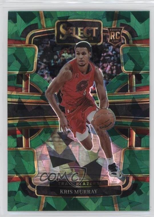 2023-24 Panini Select Concourse Green Ice Prizm Kris Murray #91 Rookie RC