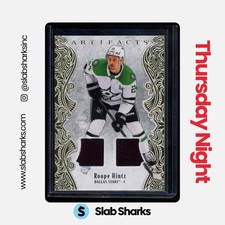2025 UPPER DECK ARTIFACTS #63 ROOPE HINTZ MATERIAL GOLD DUAL JERSEY /299