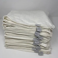 18 Petite Crown Birdseye Bamboo Cotton Flat Cloth Diapers