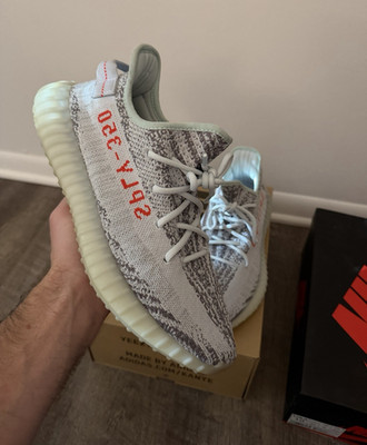 adidas Yeezy Boost 350 V2 Blue Tint Low Top Sneaker B37571 2017