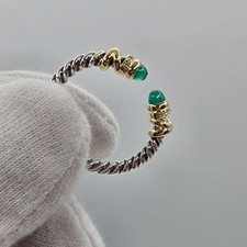 RING IN STERLING SILVER WITH 18K YELLOW GOLD,...