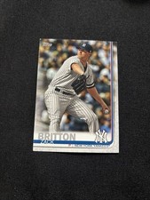 2019 TOPPS UPDATE ZACK BRITTON #US214 PITCHER NEW YORK YANKEES BASEBALL CARD