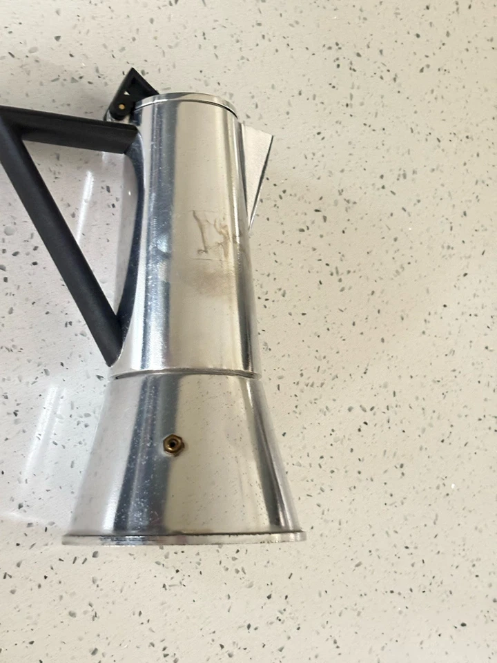 ACCADEMIA LAGOSTINA 6- Tazas Espresso, Olla Moka Hecha en Italia Ettore Sottsass Foto 4 de 4